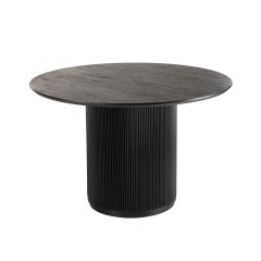 DINING TABLE VNC BLACK MANGO WOOD 120 